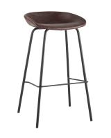 Стул барный Beetle Lite PU коричневый фото Стул барный Beetle Lite PU коричневый. Фото №1