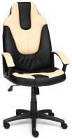 Кресло компьютерное TetChair Нео 2 (Neo 2) (Искусств. чёрная + бежевая кожа) фото Кресло компьютерное TetChair Нео 2 (Neo 2) (Искусств. чёрная + бежевая кожа)