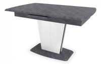 Стол Шарли обеденный (белый/бетон серый)