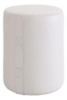Пуф Рони, (350х350х460) белый (экокожа)