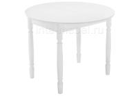 Стол деревянный Аттер белый. Фото №1