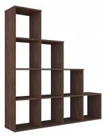 Стеллаж Polini Home Smart, коричневый. Фото №1