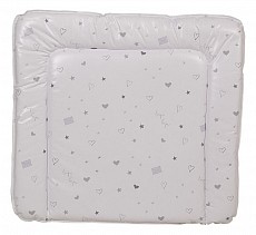 Матрас пеленальный Polini kids French Teddy, белый. Фото №2