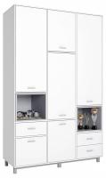 Шкаф комбинированный Polini Kids Mirum, белый