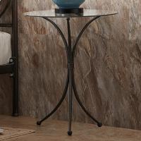 Тумба прикроватная ESF TDFN007-S TD03  черная с медным. Фото №1