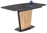 Стол Теон графит / дуб антор натуральный фото Стол Теон графит / дуб антор натуральный