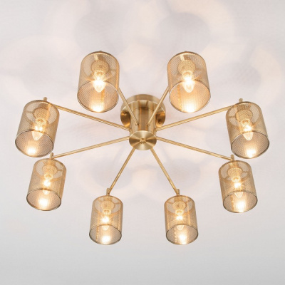 Потолочная люстра Eurosvet Tela 70109/8 античная бронза. Фото №2