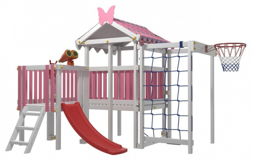 Комплекс игровой ДК10Р, розовый, серый. Фото №7