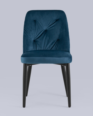 Стул Эмма велюр сине-зеленый. Фото №5