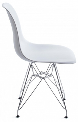 Стул Secret De Maison CINDY IRON CHAIR (EAMES) (mod. 002) металл, пластик, 51x46x82,5, белый (поставляется по 4 шт). Фото