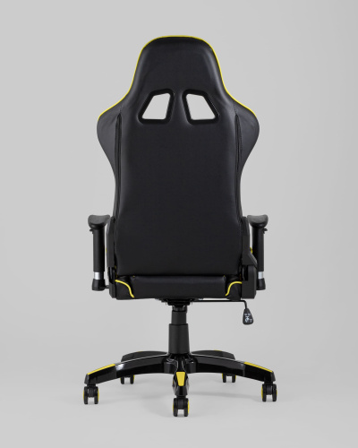 Кресло игровое TopChairs Corvette желтое. Фото №6