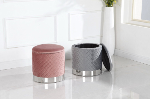 Пуф FS-006-40SV серый. Фото №5