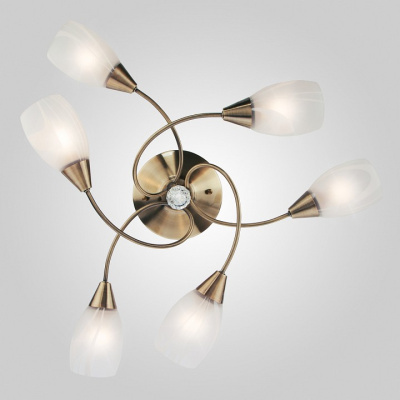 Потолочная люстра Eurosvet Virginia 2275/6 бронза античная. Фото №2