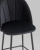 Стул полубарный Логан велюр черный. Фото №9