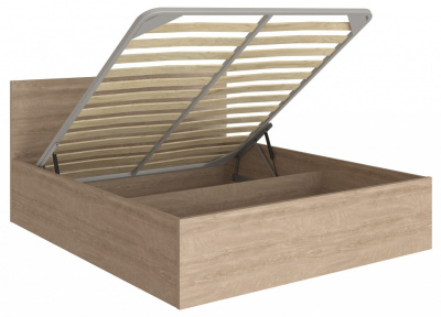 кровать 2000*1400 без накладки МДФ Анастасия АН-29К (с ламелью и п/м) дуб роше фото кровать 2000*1400 без накладки МДФ Анастасия АН-29К (с ламелью и п/м) дуб роше. Фото