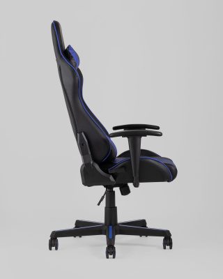 Кресло игровое TopChairs Camaro синее фото Кресло игровое TopChairs Camaro синее. Фото №4