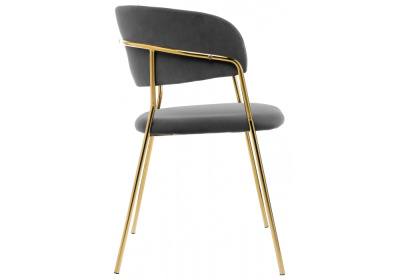 Стул Kamelia grey / gold. Фото