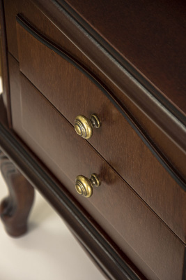 Тумбочка прикроватная Мечта-4 (2 ящика) фото Тумбочка прикроватная Мечта-4 (2 ящика). Фото №3