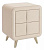 Тумба прикроватная Софи, (480х370х580) крем (экокожа)
