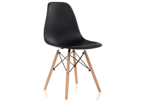 Стул деревянный Eames PC-015 черный фото Стул деревянный Eames PC-015 черный. Фото №1