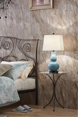 Тумба прикроватная ESF TDFN007-S TD03  черная с медным. Фото №4