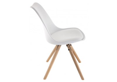 Стул деревянный Bonito белый. Фото №2