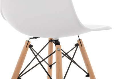 Стул деревянный Eames PC-015 белый. Фото