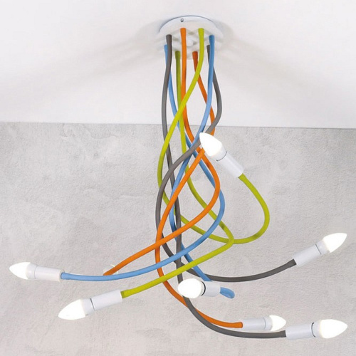 Потолочная люстра Loft it Roots LOFT1714-RGB. Фото №1