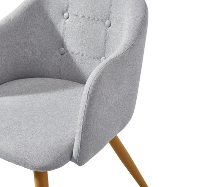 Стул DC-9505 серый/дерево. Фото №2