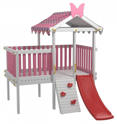 Комплекс игровой ДК7Р, розовый, серый. Фото №5