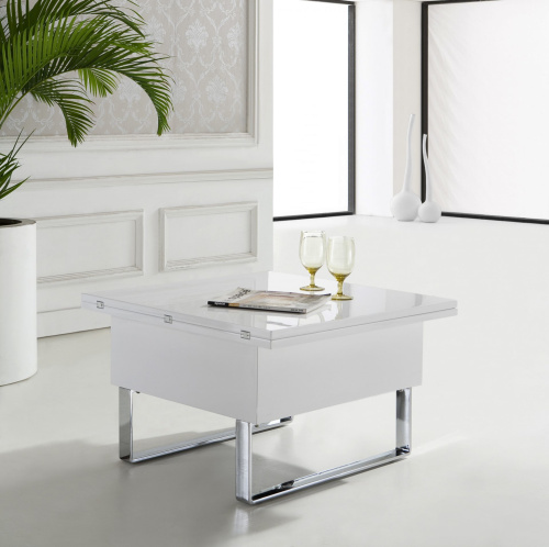 Стол-трансформер В2218 AG белый. Фото №7