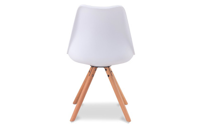 Стул PW072Y белый/бук. Фото №5