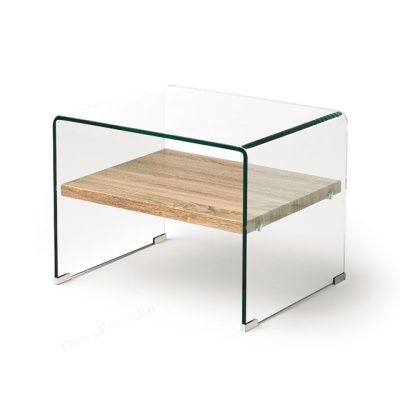 Журнальный стол DUPEN M-130 Прозрачный. Фото