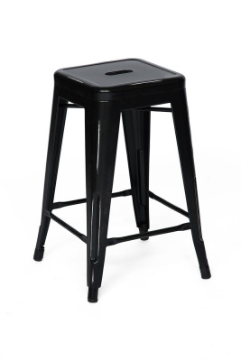 Табурет металлический Secret De Maison Loft mod. 008 Black. Фото №2