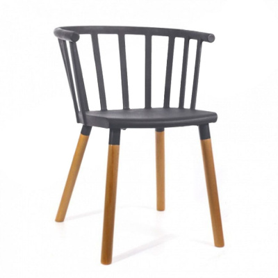 Стул Сен-Тропе черно-серый фото Стул Сен-Тропе черно-серый. Фото №2