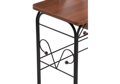 Стол Клео 3 черный / орех. Фото №4