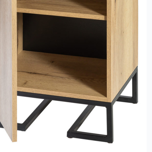 Шкаф одностворчатый Loft 45 см Дуб Натур. Фото №6