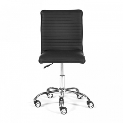 Кресло ZERO BE кож/зам перфор. стег., черный, 36-6/06. Фото