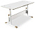 Стол учебный Polini Kids City D2, белый