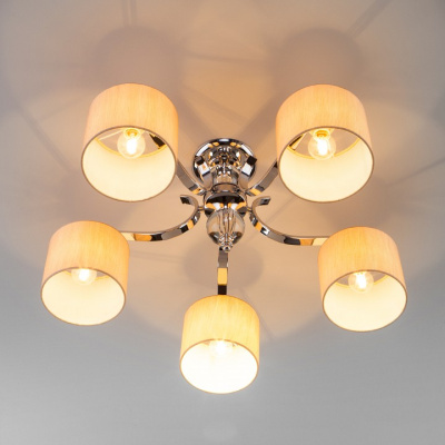 Потолочная люстра Eurosvet Shantel 60111/5 хром. Фото №2