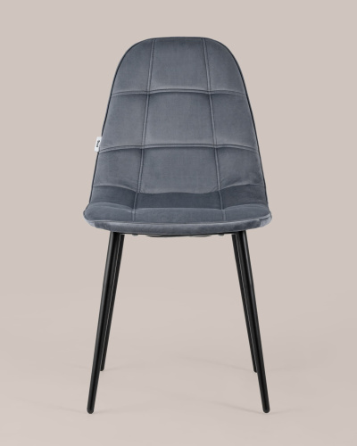 Стул Тейлор велюр серый. Фото №5