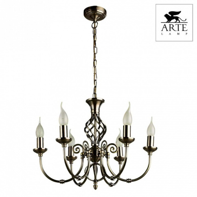 Подвесная люстра Arte Lamp Zanzibar A8392LM-6AB фото Подвесная люстра Arte Lamp Zanzibar A8392LM-6AB. Фото №2