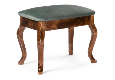 Банкетка Лусте орех / зеленая фото Банкетка Лусте орех / зеленая. Фото №2