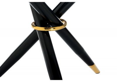 Стол стеклянный Rock white / black фото Стол стеклянный Rock white / black. Фото №4