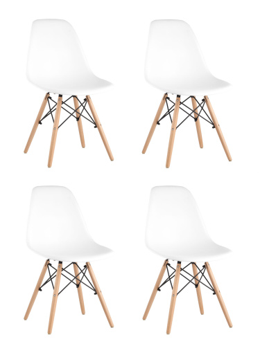Стул DSW белый x4 фото Стул DSW белый x4. Фото №2