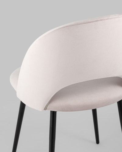 Стул Меган велюр светло-розовый. Фото №8