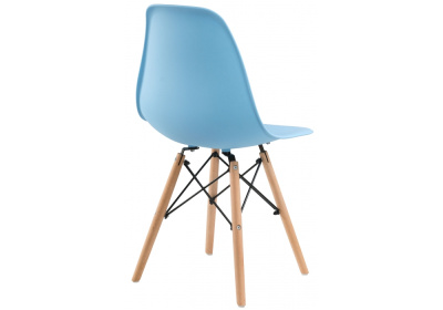 Стул деревянный Eames PC-015 blue. Фото №5