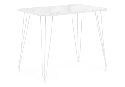 Стол стеклянный Хумфри белый фото Стол стеклянный Хумфри белый. Фото №2
