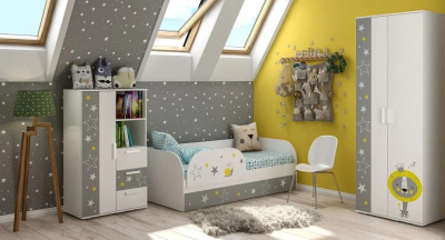 Тумба комбинированная Трио,белый. Фото