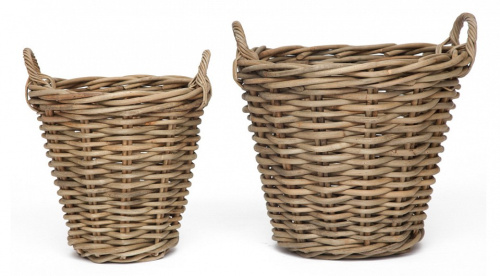Корзина Secret De Maison Atala(набор из 2 штук) натуральный ротанг, 46*46*43 / 58*58*51, Натуральный Кубу / Natural Kubu. Фото №1